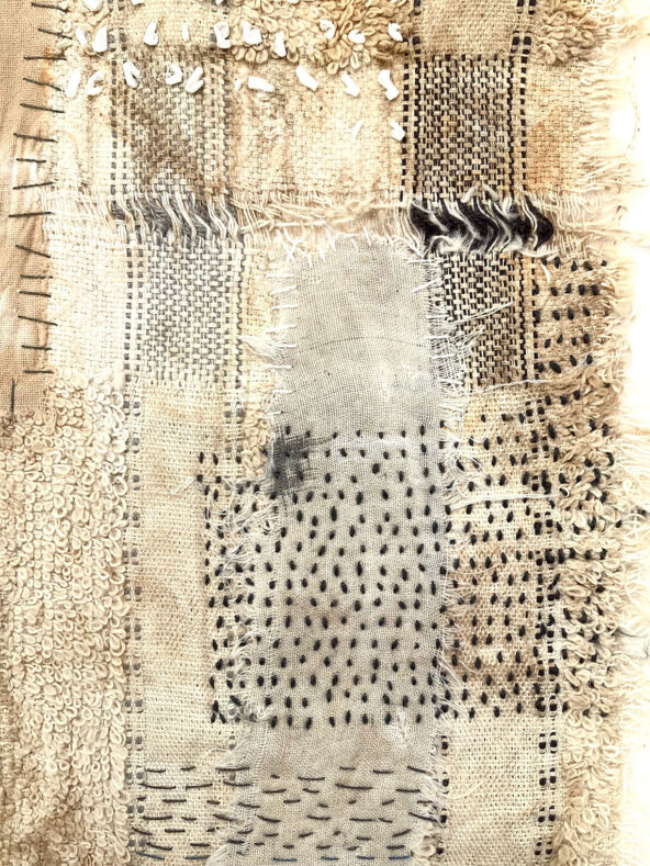 Shelley Rhodes, Found Cloth Series (Detail)