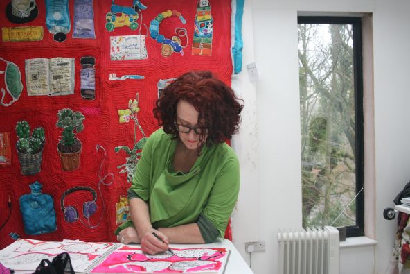 Lois Blackburn in her studio, INSIGHTS.