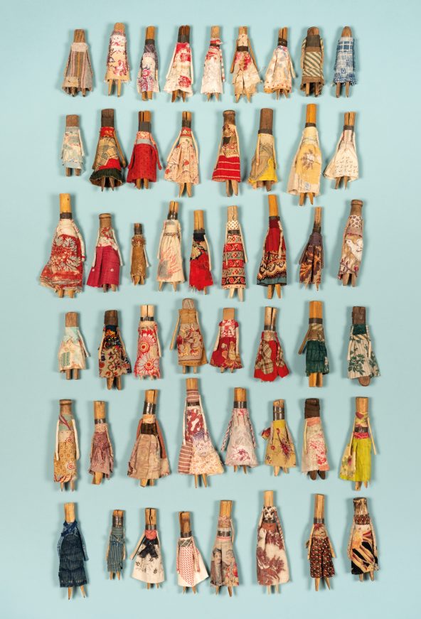 Mandy Pattullo, 50 peg dolls.